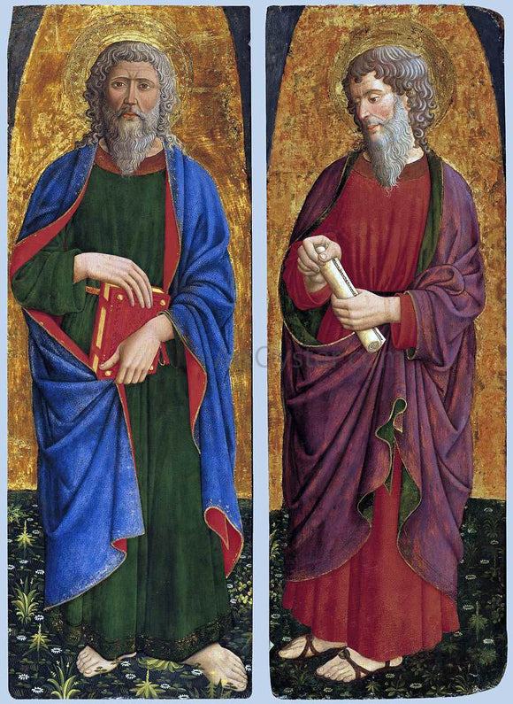  Giovanni francesco Da rimini St Philip; St Paul - Canvas Art Print