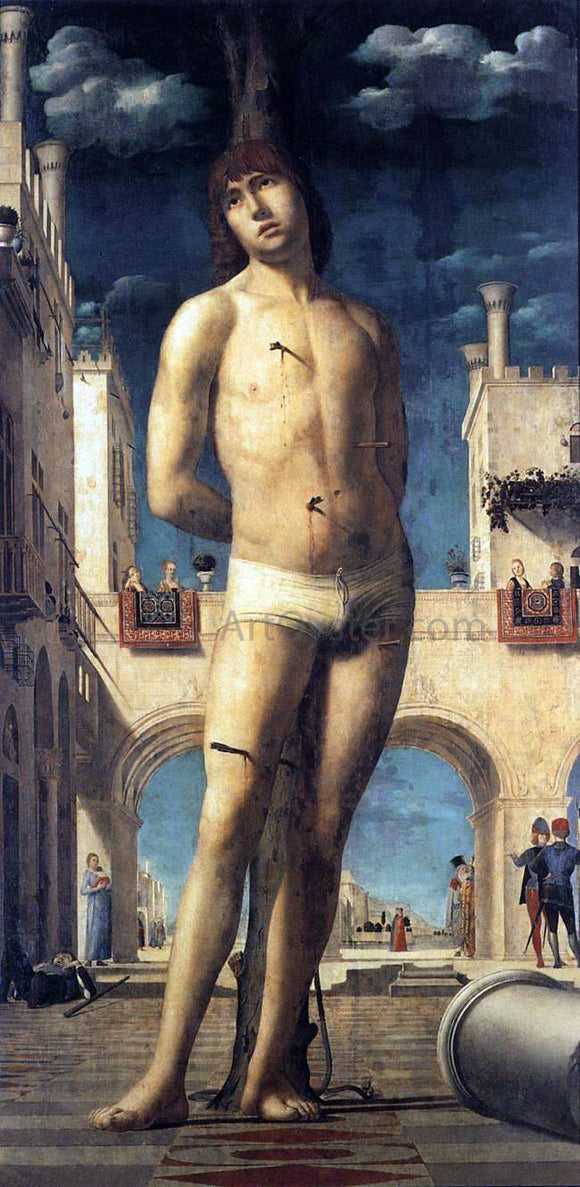  Antonello Da Messina St Sebastian - Canvas Art Print