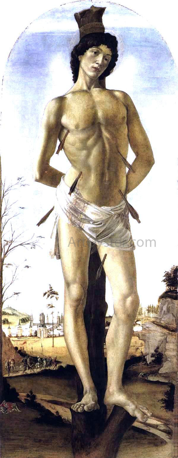  Sandro Botticelli St Sebastian - Canvas Art Print