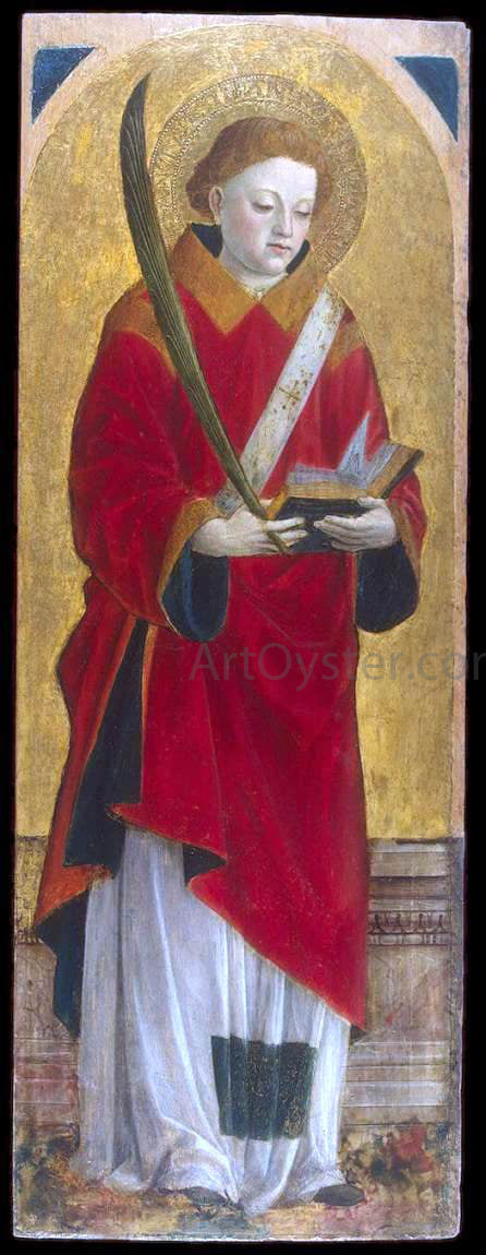  Vincenzo Foppa St Stephen the Martyr - Canvas Art Print