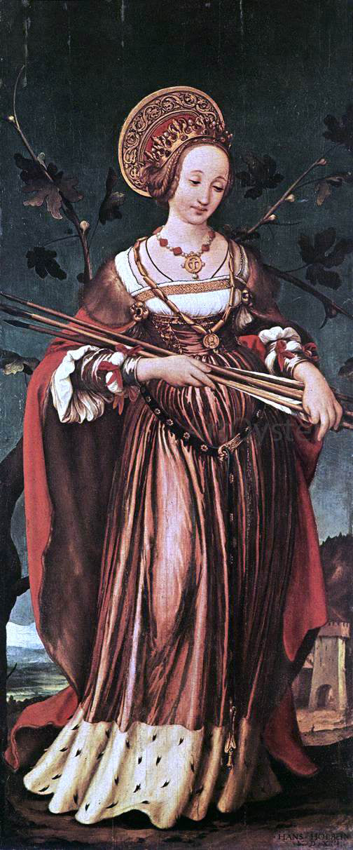  The Younger Hans Holbein St Ursula - Canvas Art Print