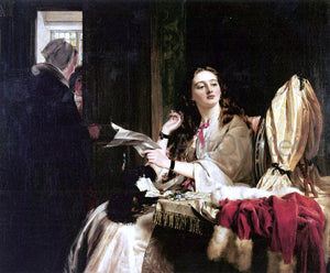  John Callcott Horsley St. Valentine's Day - Canvas Art Print