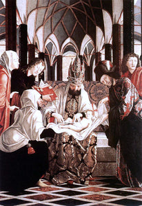  Michael Pacher St Wolfgang Altarpiece: Circumcision - Canvas Art Print