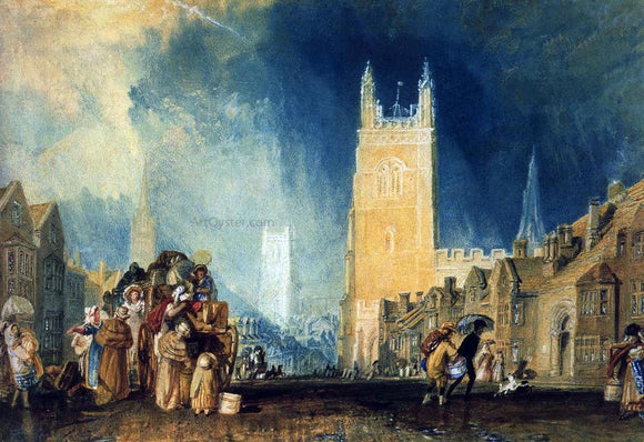  Joseph William Turner Stamford, Lincolnshire - Canvas Art Print