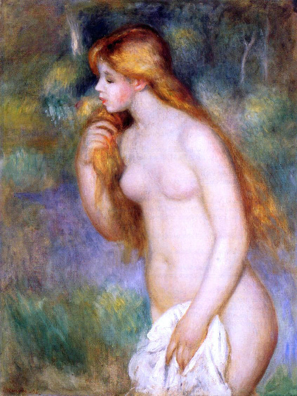  Pierre Auguste Renoir Standing Bather - Canvas Art Print