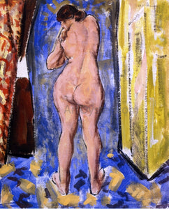  Alfred Henry Maurer Standing Female Nude - Canvas Art Print