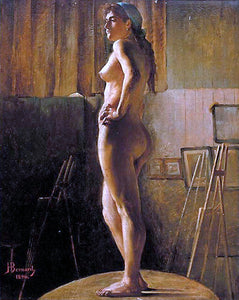  Joseph Bernard Standing Nude - Canvas Art Print