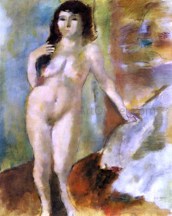  Jules Pascin Standing Nude - Canvas Art Print