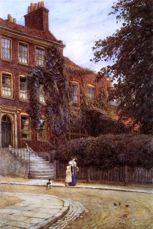  Helen Allingham Stanfield House, Hampstead - Canvas Art Print