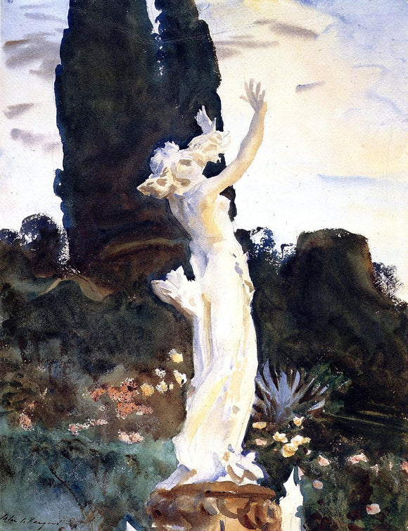  John Singer Sargent Statue of Daphne - Canvas Art Print