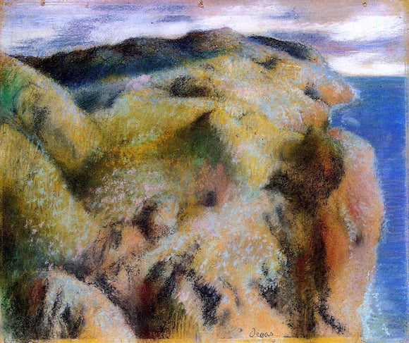  Edgar Degas Steep Coast - Canvas Art Print