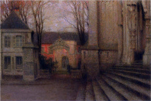  Henri Le Sidaner Steps at Chartres - Canvas Art Print