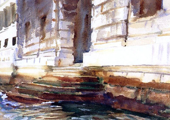  John Singer Sargent Steps of a Palace - Canvas Art Print