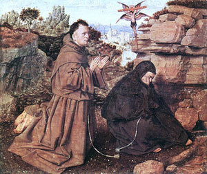  Jan Van Eyck Stigmatization of St Francis - Canvas Art Print