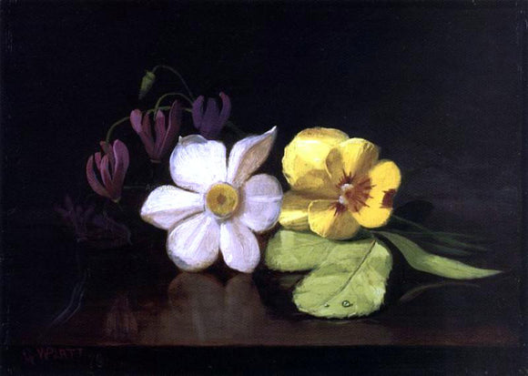  George W Platt Still Life: A Handful of Flowers - Canvas Art Print