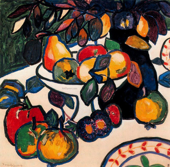  Kazimir Malevich Still Life - Canvas Art Print
