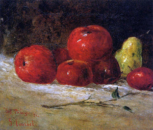  Gustave Courbet Still Life: Apples and Pears - Canvas Art Print