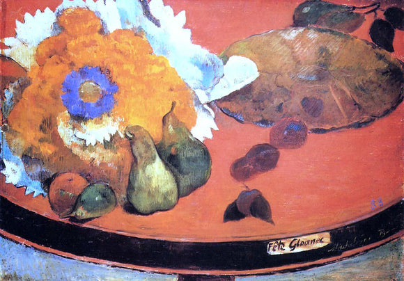  Paul Gauguin Still Life, Fete Gloanec - Canvas Art Print