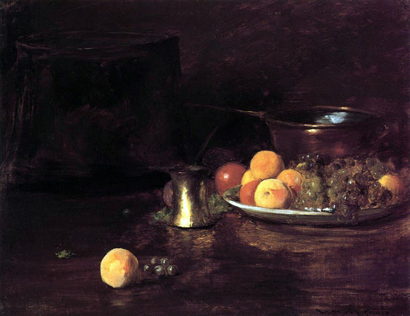  William Merritt Chase Still Life - Fruit - Canvas Art Print