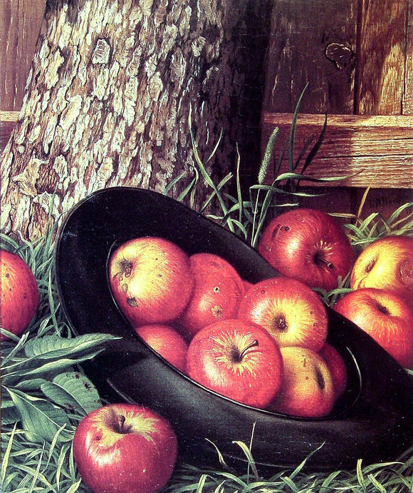  Levi Wells Prentice Still Life of Apples in a Hat - Canvas Art Print