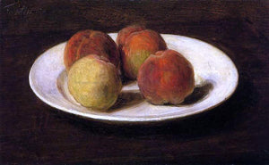  Henri Fantin-Latour Still Life of Four Peaches - Canvas Art Print
