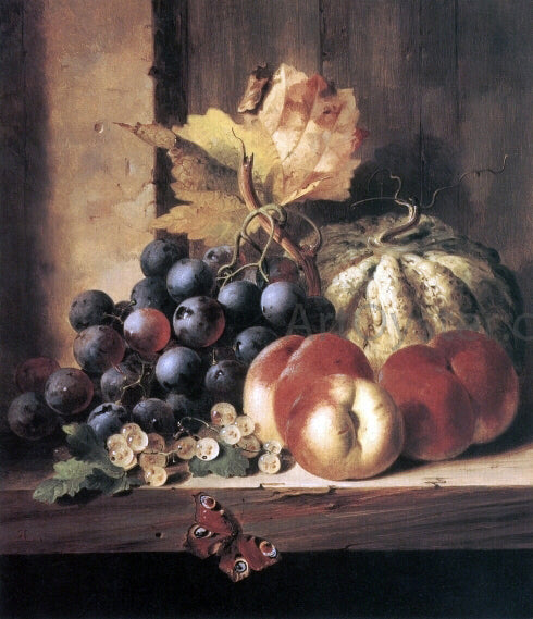 Edward Ladell Still Life of Fruit - Canvas Art Print