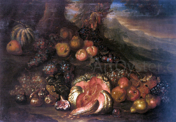  Joseph Teal Cooper Still Life of Fruit - Canvas Art Print