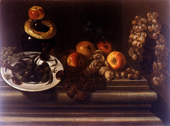  Juan Bautista De Espinosa Still Life of Fruits And A Plate Of Olives - Canvas Art Print