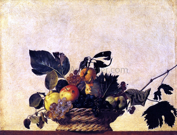  Caravaggio Still Life with a Basket of Fruit - Canvas Art Print