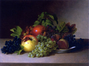  James Peale Still Life with Apples and Grapes - Canvas Art Print