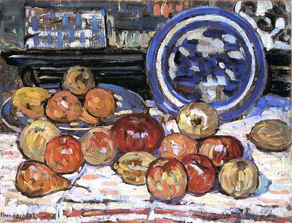  Maurice Prendergast Still Life with Apples - Canvas Art Print