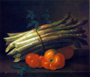  Paul Lacroix Still Life with Asparagus and Tomatoes - Canvas Art Print