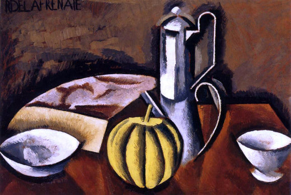  Roger De la Fresnaye Still Life with Coffee Pot and Melon - Canvas Art Print