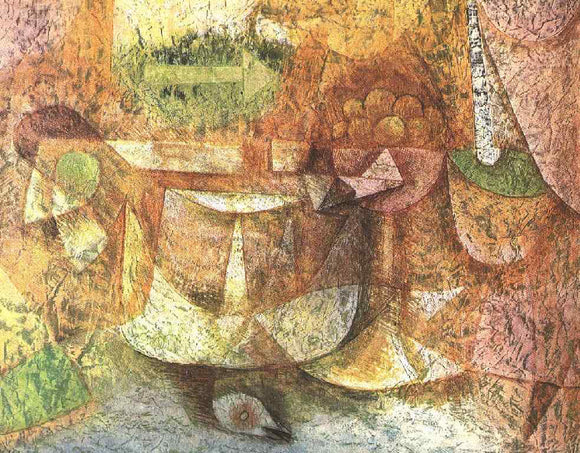  Paul Klee Still Life with Dove - Canvas Art Print