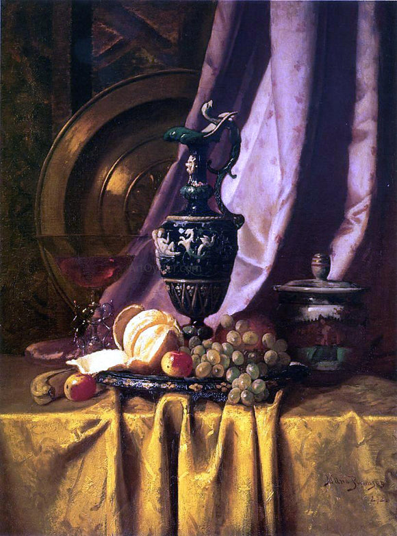 Milne Ramsey Still Life with Ewer and Fruit - Canvas Art Print