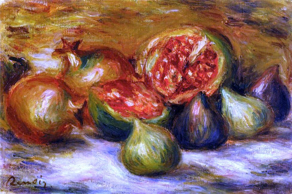  Pierre Auguste Renoir Still Life with Figs - Canvas Art Print