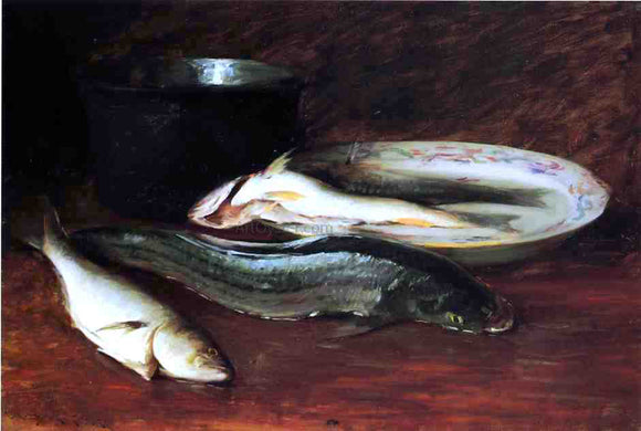  Theodore Gericault Still Life with Fish - Canvas Art Print