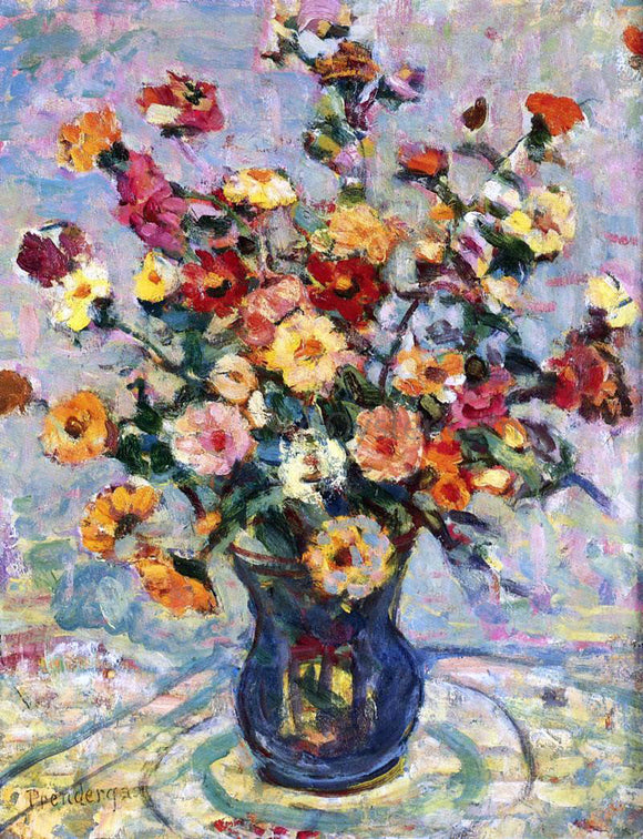  Maurice Prendergast Still Life with Flowers - Canvas Art Print