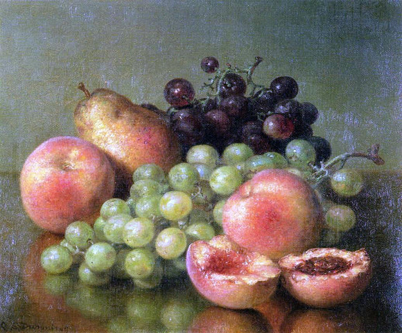 Robert Spear Dunning Still Life with Fruit - Canvas Art Print