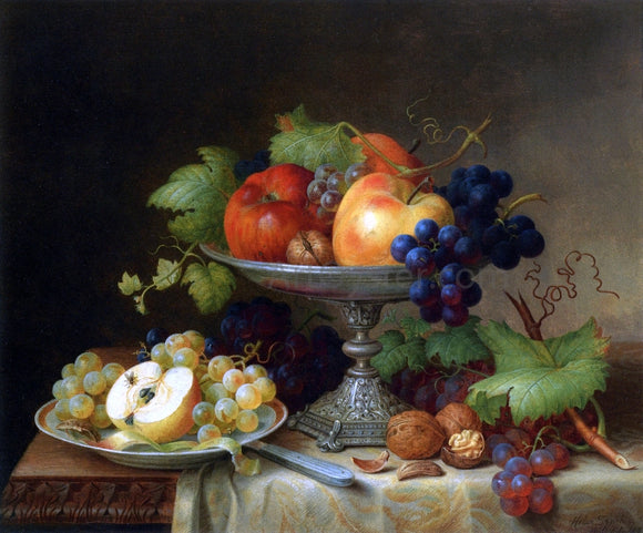  Helen Searle Still Life with Fruit - Canvas Art Print