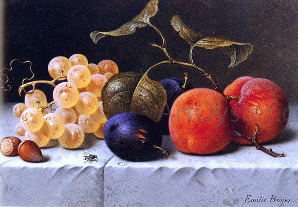  Emilie Preyer Still Life with Fruit and Nuts - Canvas Art Print