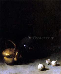  Emil Carlsen Still LIfe with Garlic - Canvas Art Print