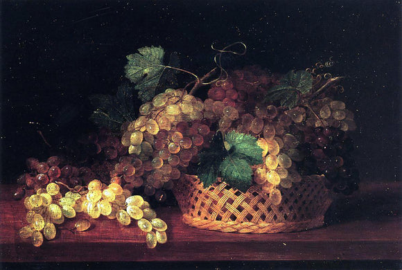  James Peale Still Life with Grapes - Canvas Art Print