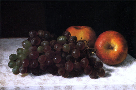  Rudolf Tschudi Still Life with Grapes and Apples - Canvas Art Print