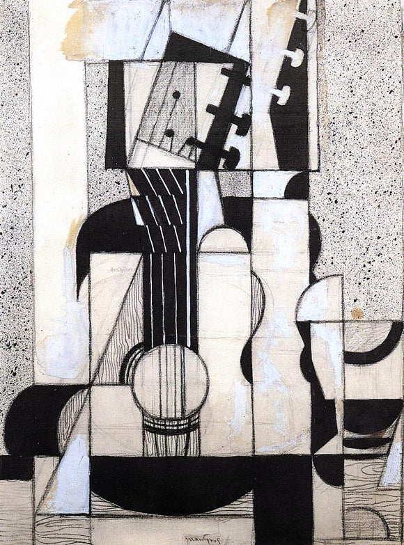  Juan Gris Still Life with Guitar - Canvas Art Print