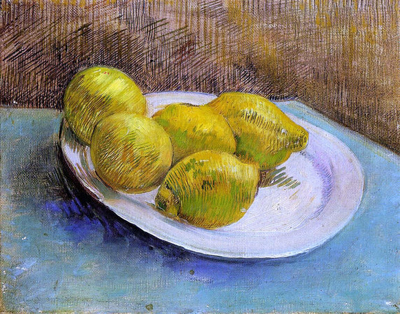  Vincent Van Gogh Still Life with Lemons on a Plate - Canvas Art Print