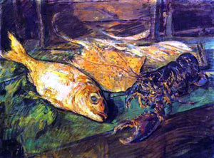  Constantin Alexeevich Korovin Still Life with Lobster - Canvas Art Print