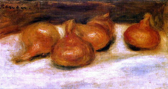  Pierre Auguste Renoir Still Life with Onions - Canvas Art Print