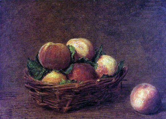  Henri Fantin-Latour Still Life with Peaches - Canvas Art Print