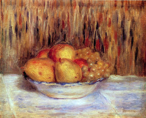  Pierre Auguste Renoir Still Life with Pears and Grapes - Canvas Art Print